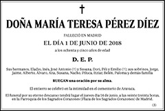 María Teresa Pérez Díez